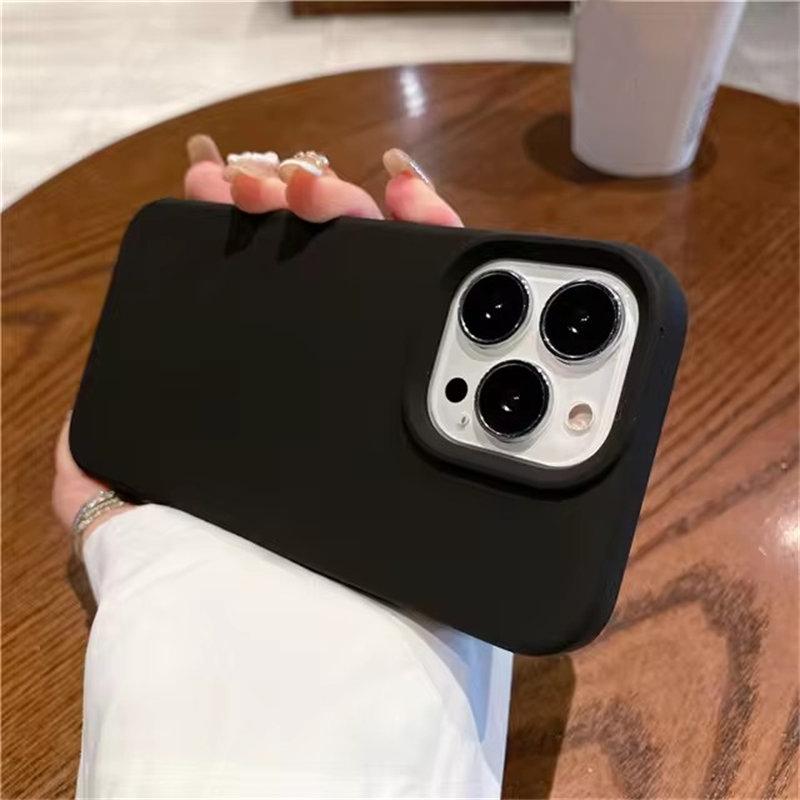 Luxusní tekuté silikonové pouzdro pro iPhone 13 14 15 Pro Max 11 12 Mini X XS XR Plus Ochrana fotoaparátu nárazuvzdorný kryt