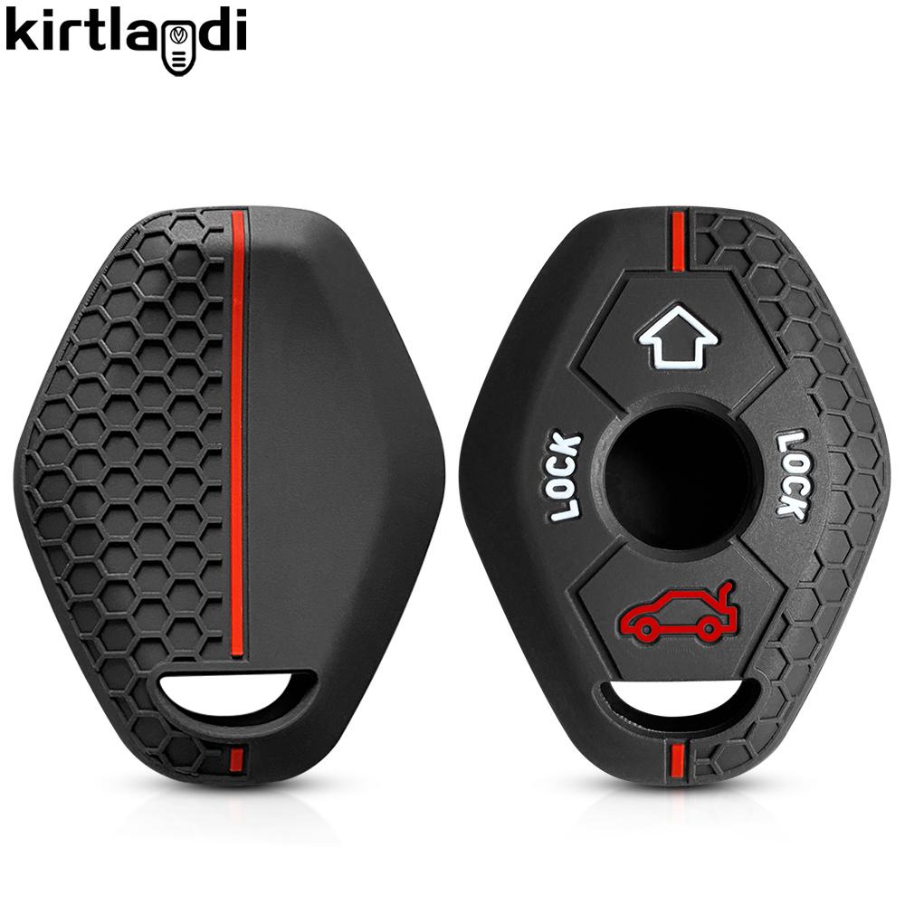 Silikon Schlüsselhülle Fernbedienung Gehäuse Schale für BMW E63 X5 E53 X3 F83 E46 E39 E38 E60 E61 E64 Serie 3 5 7 330i Z3 Z4 E85 E86 M5 325i