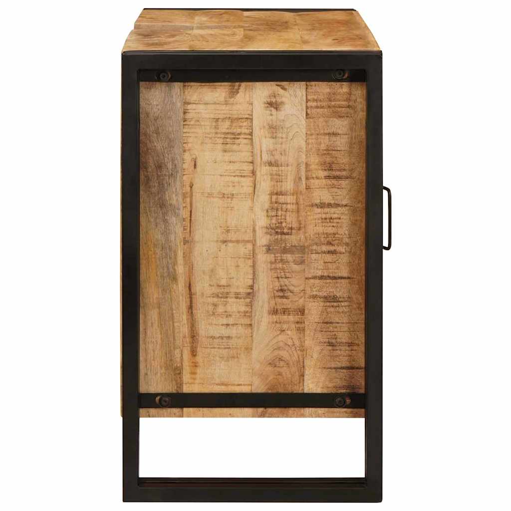 Bathroom Vanity Cabinet Brown 71 X 33 X 58 Cm Solid Mango Wood