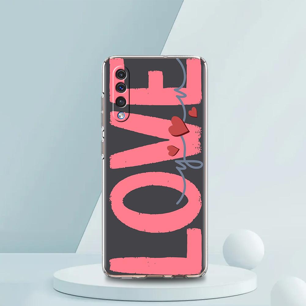 Colorful Love Heart Case For Samsung A16 A14 A12 A22 A32 5G A34 A42 A52 A54 A50 A70 A72 A30 A40 A20E A10S A02S A04S A06 Cover