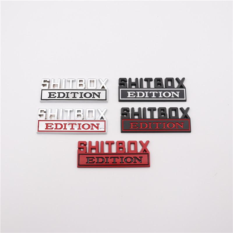 Zinc Alloy Car Modification Edition Rear Sticker