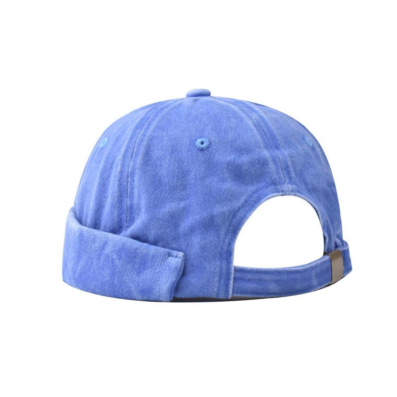 Waterwashed Denim Cap Men Street Style Unstructured Sun Protection Sunshade Summer
