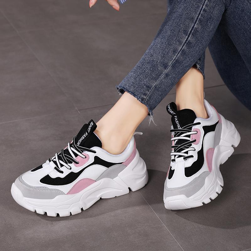 Jarní a podzimní dámské prodyšné EVA ultra lehké vycpané outdoorové outdoorové voděodolné běžecké boty