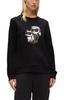 Karl Lagerfeld Czarna Damska Bluza Ikon Sketch Duo M