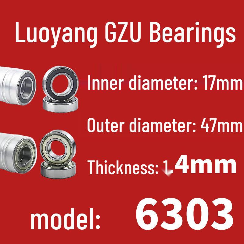 Luoyang Yüksek Kaliteli Dayanıklı Aşınmaya Dayanıklı Derin Kanallı Bilyalı Rulman 6200-6206 Serisi