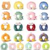 Cartoon U-Shaped Pillow Memory Foam Pillow Core Neck-Protecting Pillow for Airplane Car Travel Portable Office U-Shaped Pillow