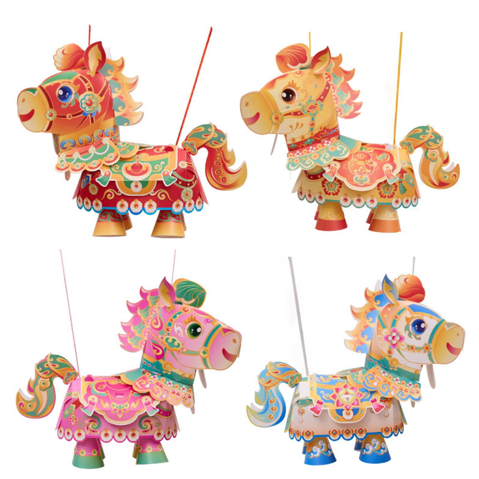 

Easy to Assemble DIY Lantern Craft Kit for Children with Random Color Selections Promoting Creativity and Festive Decor 16
