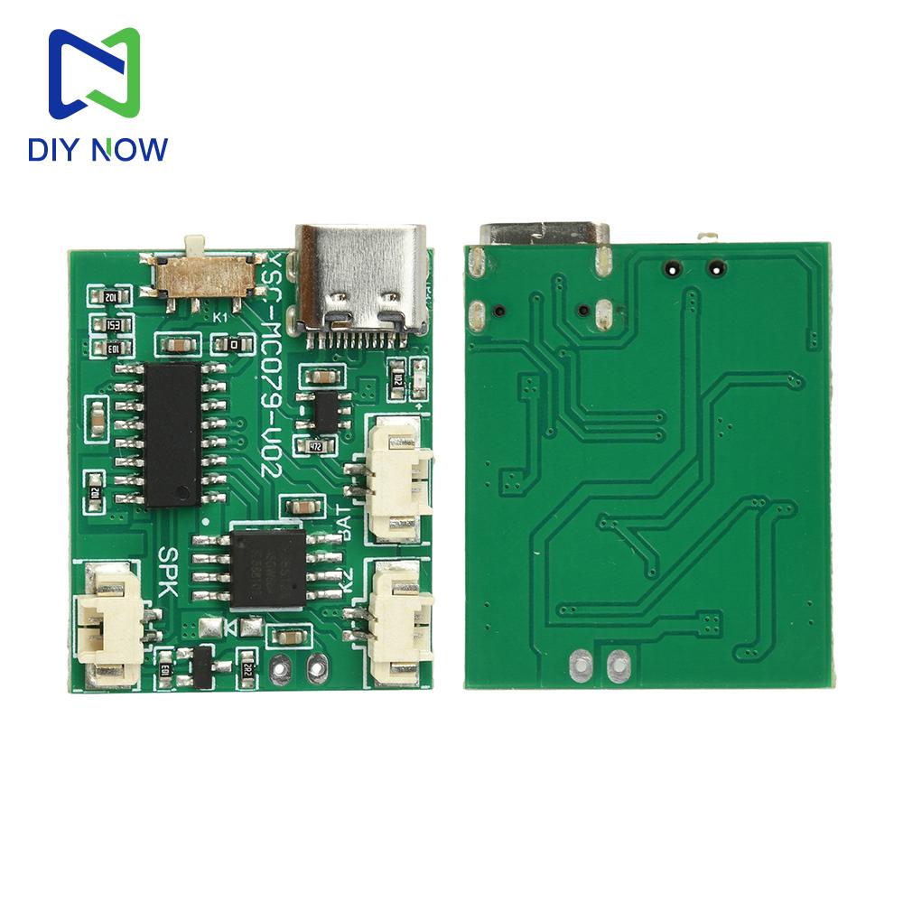 Type-C DIY Audio Playback Module for Cards Fridge Magnets MP3 Downloadable Voice Module 16MB High-Capacity Player 0.5W Speaker