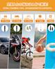 Electric Tire Pump for and Cars Max Rechargeable Tire Air Pump for Compatible with and British and Inflatable Tube with Flashlight and Auto Bicycles,