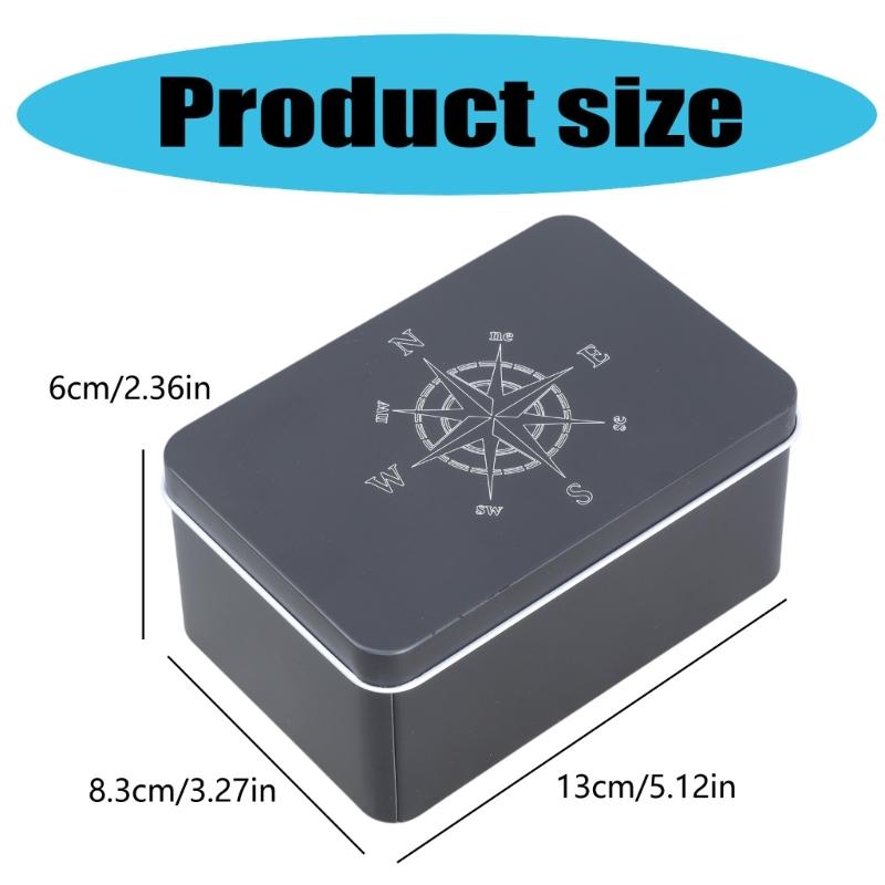 Iron Tarot Card Storage Case Portable Tarot Cards Box Portable Playing Card Container Astrologys Divination Storage Case