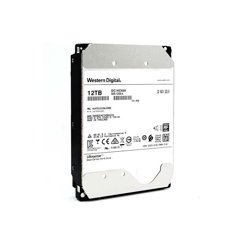 WD Ultrastar HC520 12TB Enterprise SAS Hard Drive