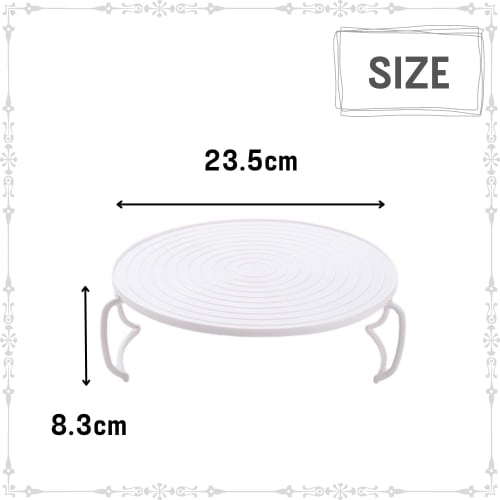 JP Number Two-Tier Microwave Cooking Rack, Time-Saving Item for Microwave Ovens, Warms Two Dishes Simultaneously, Can Be Used As a Mitten, Prevents Bu