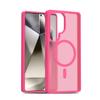Applicable To Samsung S26Ultra Silver Shield Magnetic Mobile Phone Case S25Ultra Anti-drop S24Ultra Protective Case