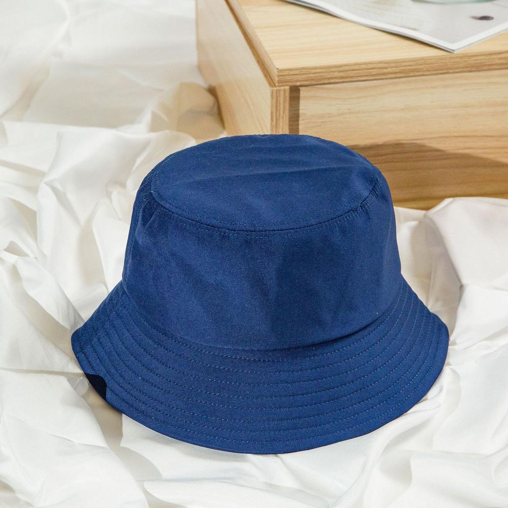 Baumwoll Eimerhut Unisex Sommer Sonnenhut Outdoor Fischerhut für Damen Herren Strand