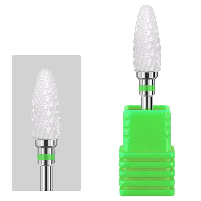Ceramic Carbide Nail Drill Bits Milling Cutter For Manicure Set Mill Brush Manicure Machine Accessories for Removing Gel Varnish