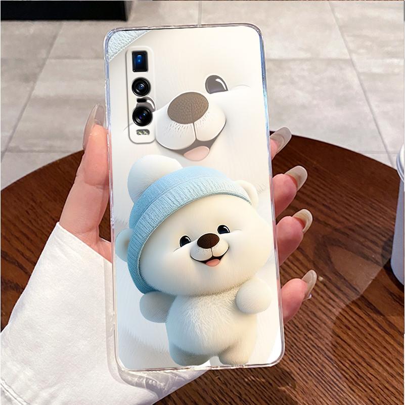 For OPPO Find X2 X2pro CPH2023 CPH2025 Luxury Cute Love Rabbit Funny Soft Silicone Case OPPO Find X2 Pro Transparent Back Cover