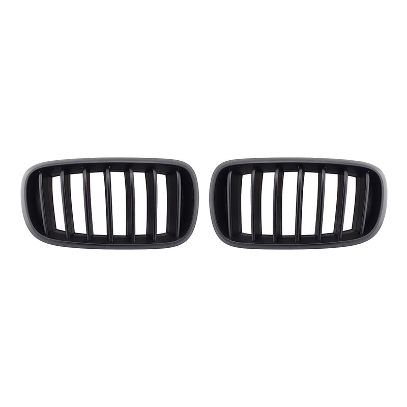 

Car accessory auto body kits front Kidney Grilles front hood bumper grill for 2014-2018 BMW X5 F15 X6 F16 Matt black