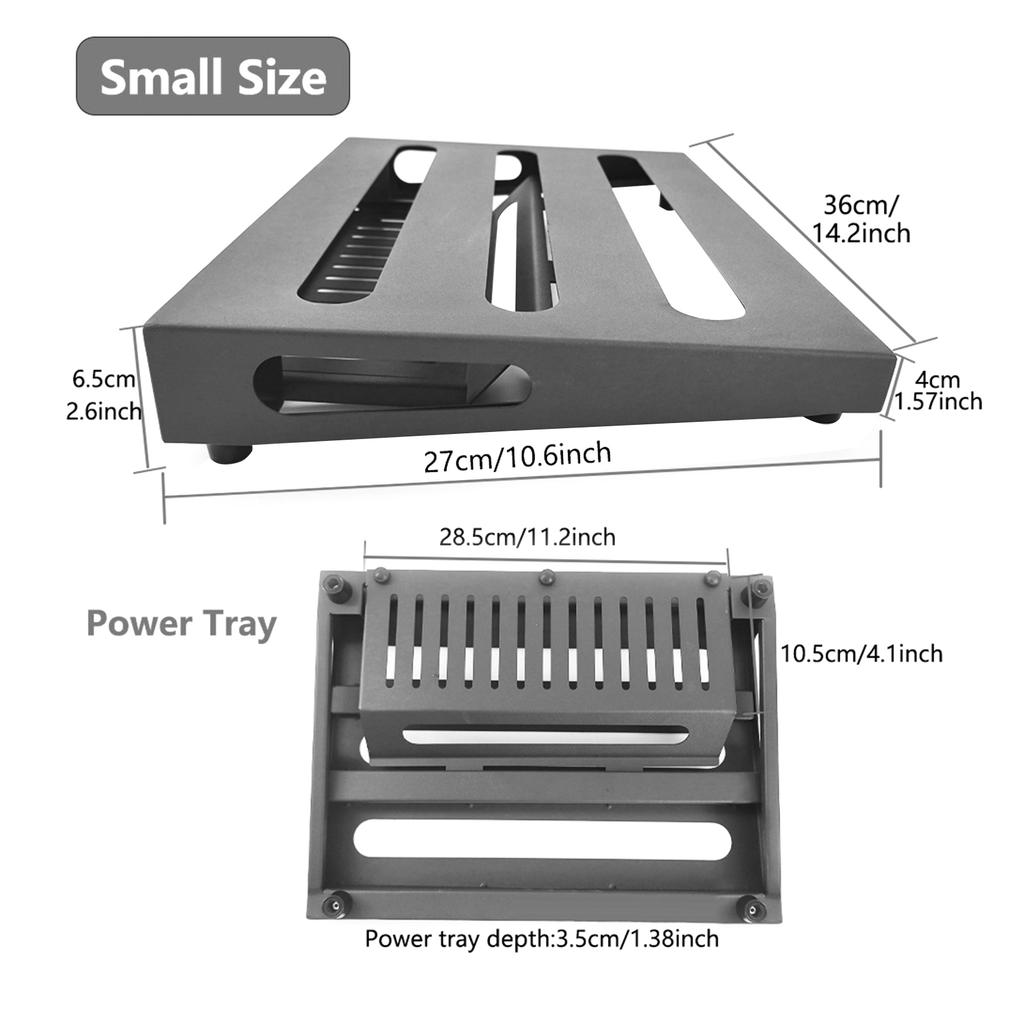 Alloy Guitar Pedal Board Guitar Effects Pedalboard Non Slip Universal Effect Bracket Bass Effect Board Mounting Tapes Accessorie