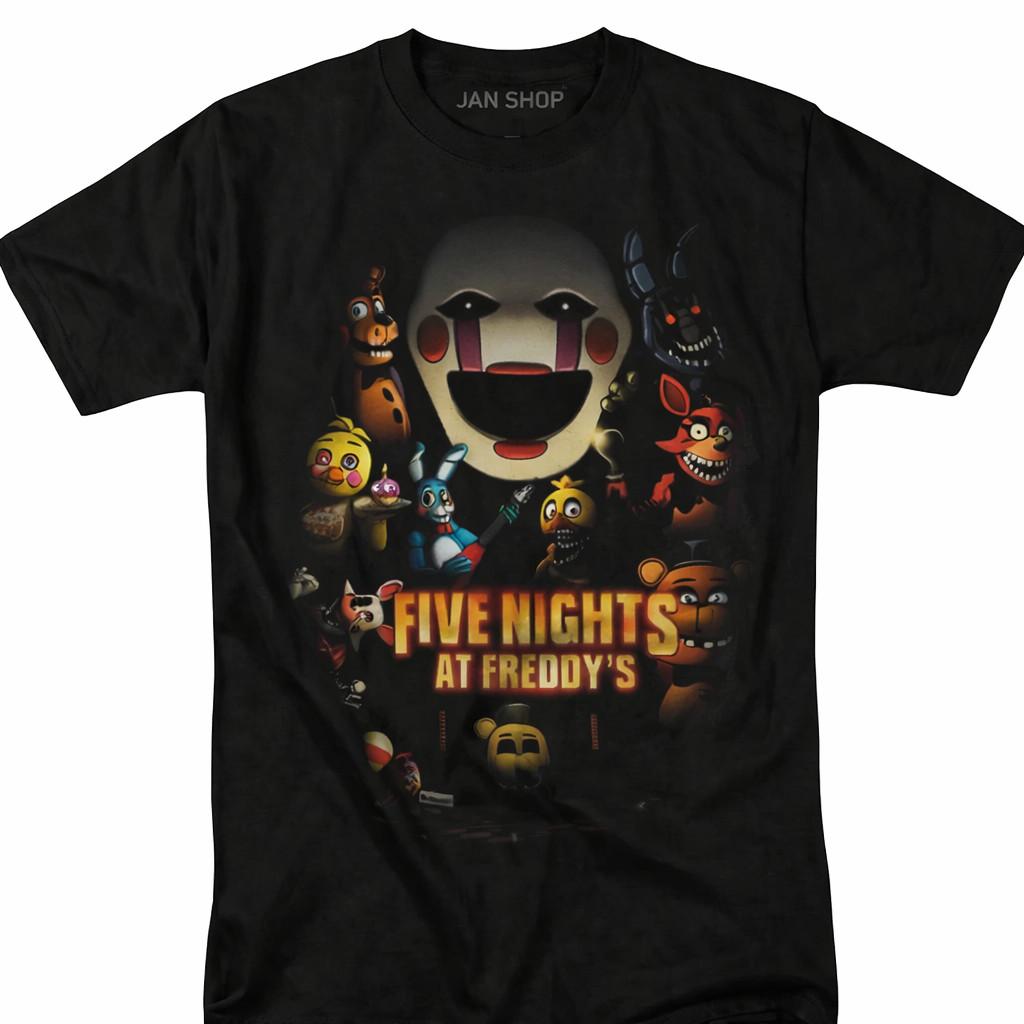 Five Nights at Freddy s FNAF Help Wanted, Fazbear Horror Game Graphic Tee Unisex L