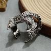 Game of Thrones Black Dragon Opening Rings for Women Men Retro Personality Hip Hop Rock Finger Jewelry Dragon Family Accessories