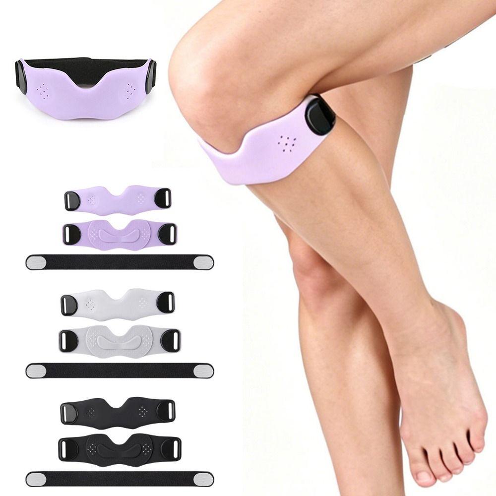 Silicone Patella Belt Knee Strap Adjustable Knee Brace Joint Protection Patella Band Tennis
