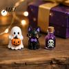 Decorative Halloween Advent Box Calendar 2026, 24 Day Ghost Countdown with Unique Party Supplies Collectible Figures, Gifts for Kids Boys Girls,