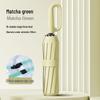 Men's High-End Automatic Folding Umbrella, UV Protection & Rainproof, Customizable for Business and Sunshade.