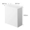 Yamazaki Wall Dustbox & Storage Case White Approx. W17xD8.7-16xH20cm Tower Includes Plasterboard Pin