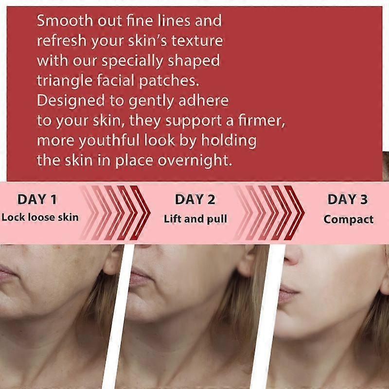 Triangle Wrinkle Patches for Face Overnight - Facial Patches, 144 Facial Adhesives per Box - Face Tape