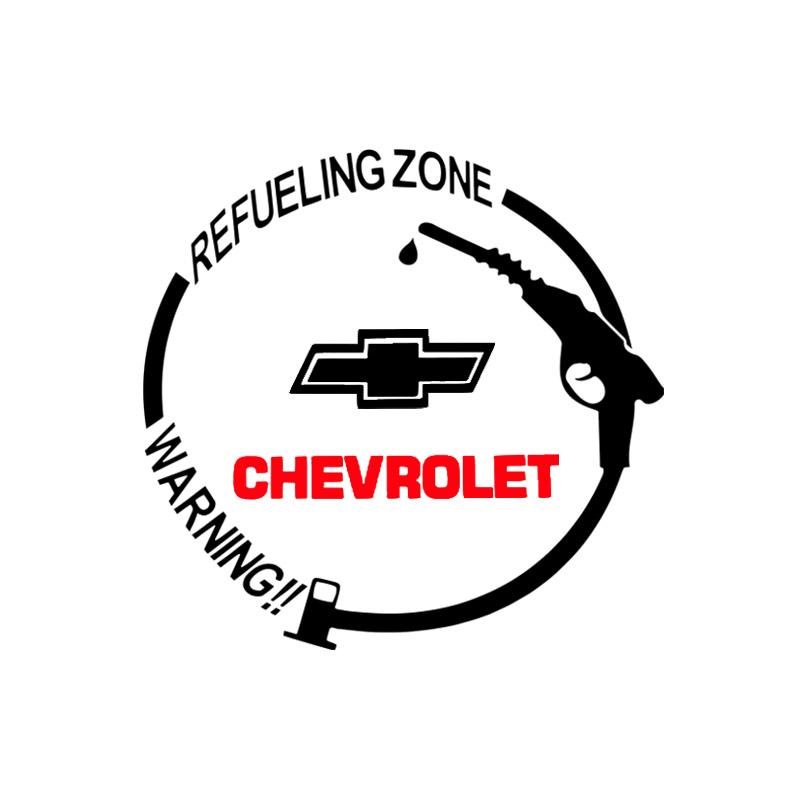 Car Badge Vinyl Reflective Fuel Tank Cap Stickers Decal Accessories for Chevrolet Cruze Equinox Captiva Trax Malibu Tahoe Impala Sonic