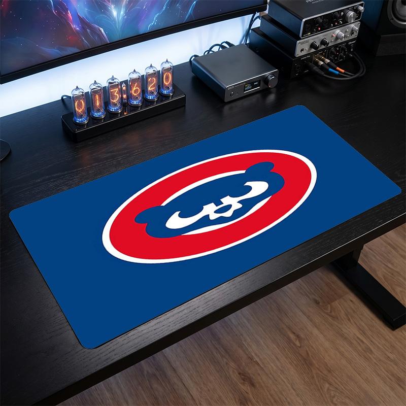 Chicago Cubs Pattern Mousepad Anti?Slip Rubber Desk Pad For Gaming Working Desktop Decoration