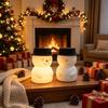 Drop-resistant Snowman Silicone Night Light - Christmas Pat-on Bedside Lamp for Children