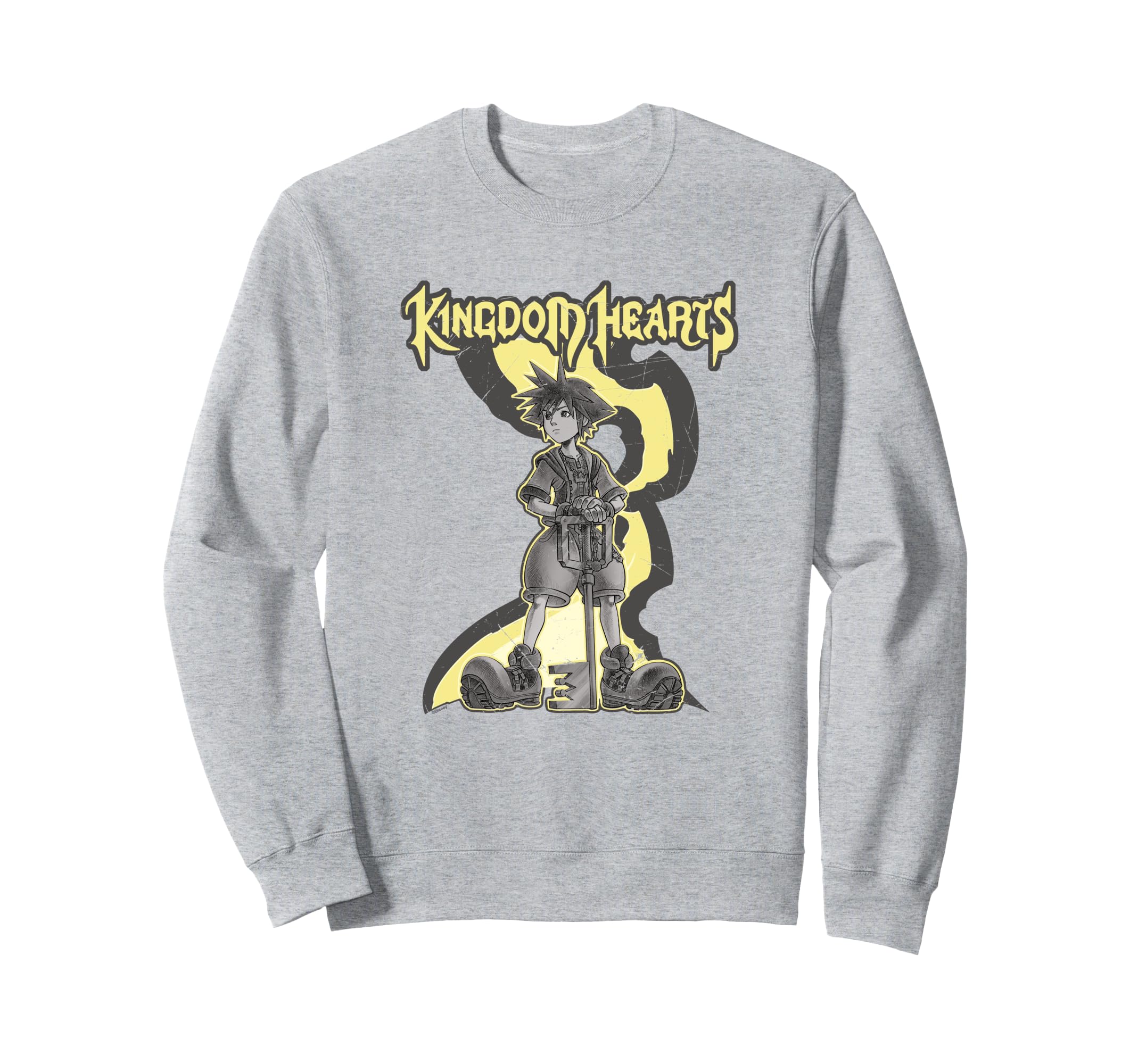 

Kingdom Hearts Sora Keyblade Stance Yellow Tone Sweatshirt