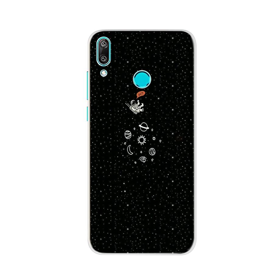 For Huawei Y7 2019 Case Silicone Cartoon TPU Cover Phone Case For Huawei Y7 2019 DUB-LX1 DUB LX1 LX2 LX3 Y 7 Prime Pro 2019 Case