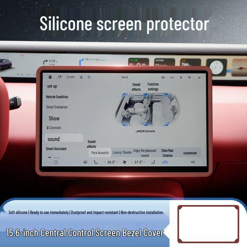 Silicone Protective Case for BYD Han DMI Center Console Navigation Frame