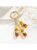Mini Wine Bottle Keychain 3D Resin Bottle Bag Pendant Beer Bottle Charm Couple Family Keychain Pendant