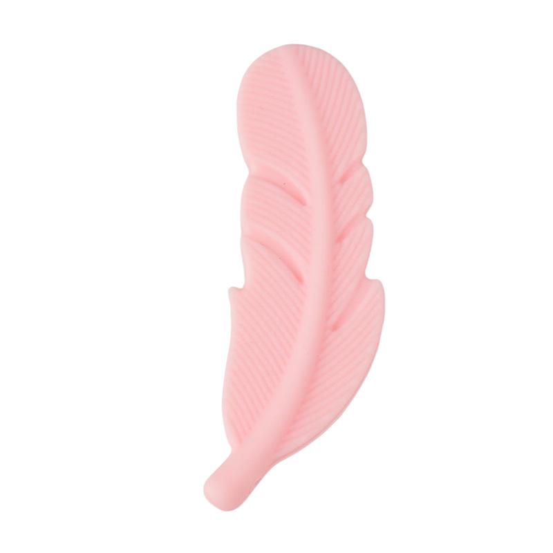 

Silicone Baby Teether Feather Pendant Necklace & Pacifier Chain