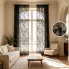 Lace Drapes Wear Rod Curtains with Pull-out Rod Bedroom Living Room Shading Finished Curtains