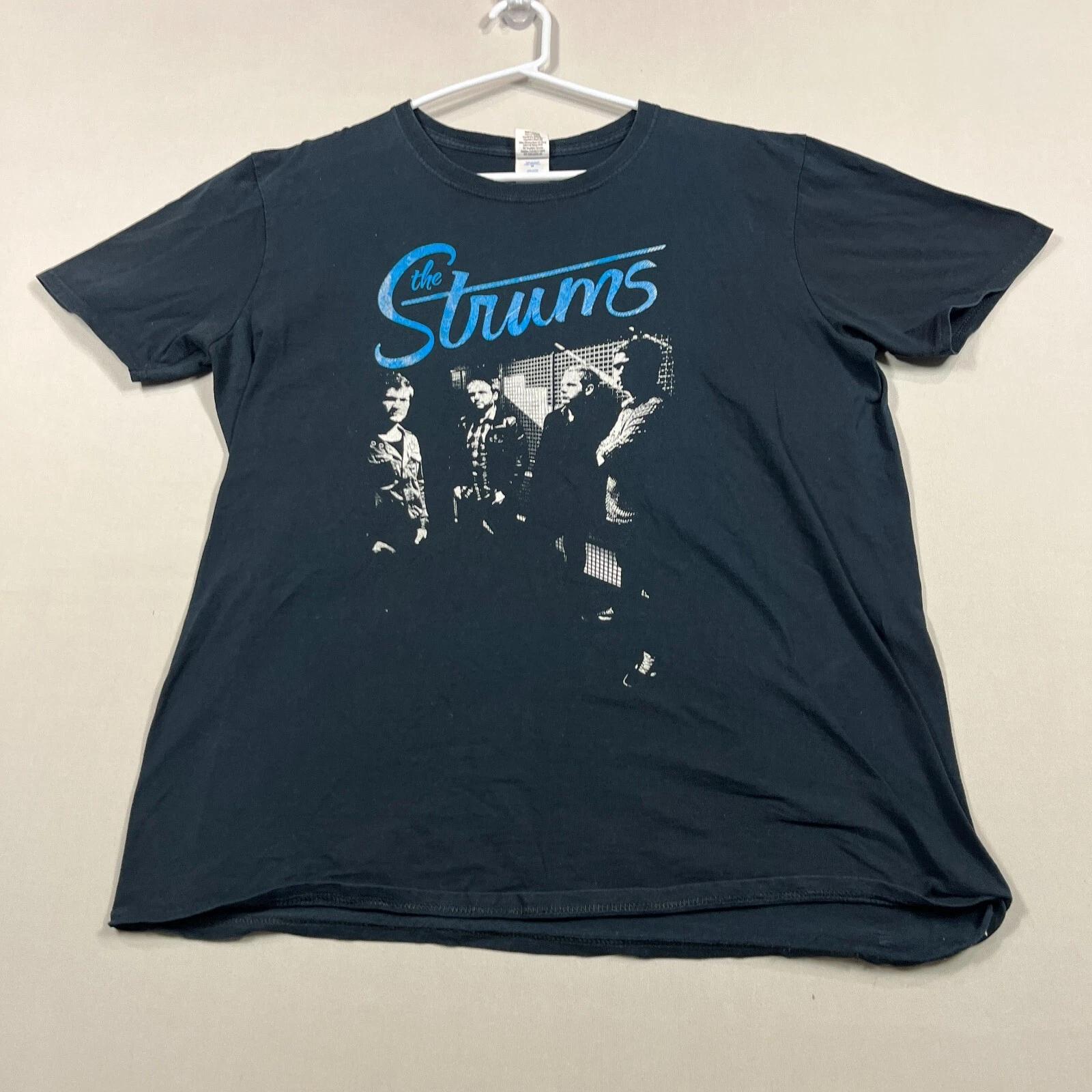 The Strums Band T Shirt Australia Gildan Punk Rock Brisbane Tee Mens Large L S