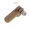 Servo Horn High Durability CNC Aluminum 4mm/4.76mm Clamping Steering Arm for RC Truck Carburetor Parts