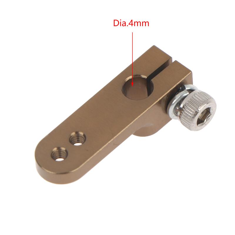 Servo Horn High Durability CNC Aluminum 4mm/4.76mm Clamping Steering Arm for RC Truck Carburetor Parts