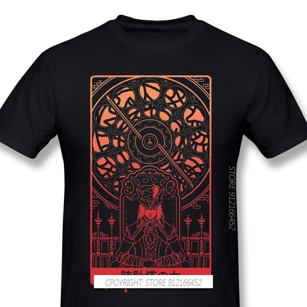 

Customization Clothes Bloodborne Halloween Horrible Games T-Shirts LADY OF THE TOWER TAROT Fashion For Men - Men s Summer Cot... S разноцветный
