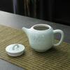 Chinese Ceramic Lotus Theme 10-Piece Tea Set