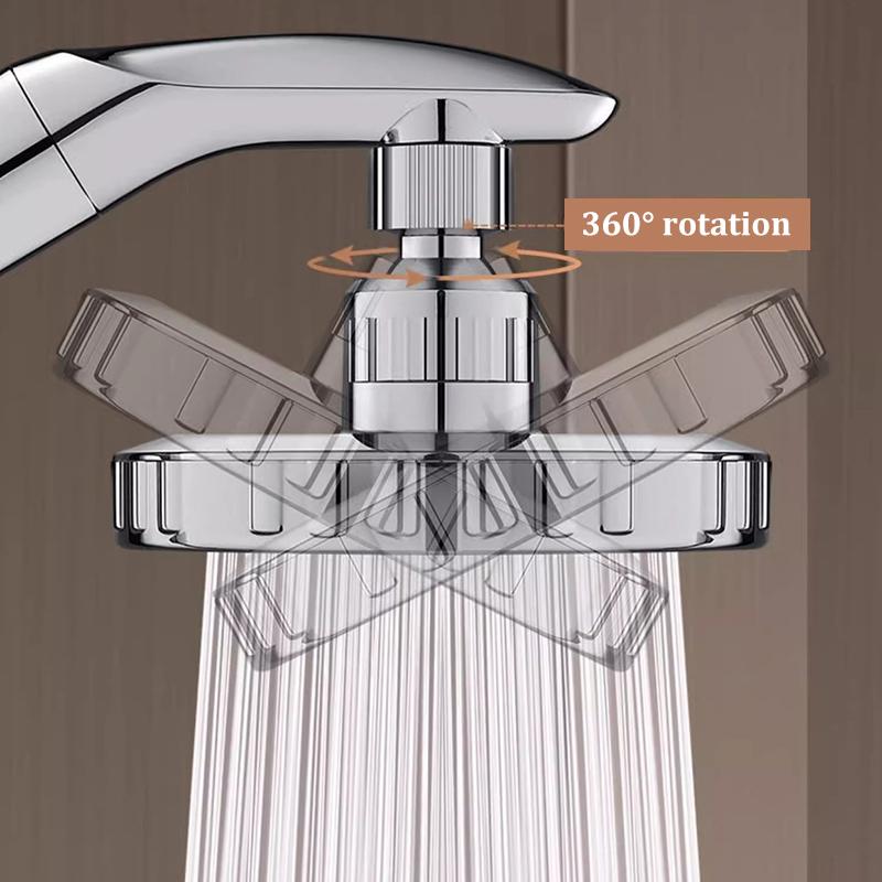 Handheld overhead shower head dual-purpose booster shower head elbow bathroom accessories shower set large water outlet