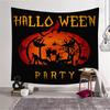 Halloween decoration, hanging curtains for home decoration, background fabric for the room, bedhead wall hanging fabric tapestry