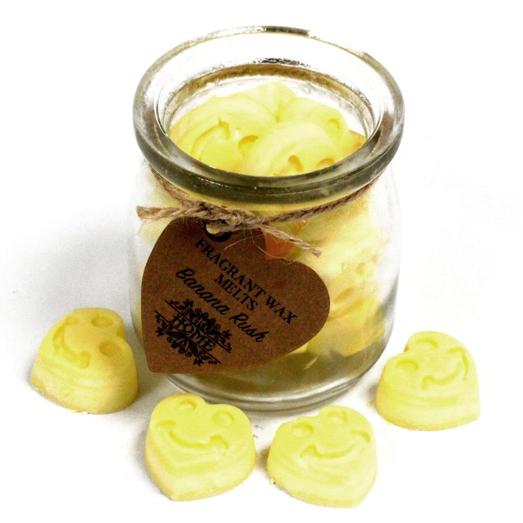 2x Soy Wax Melts Jar, Banana Rush