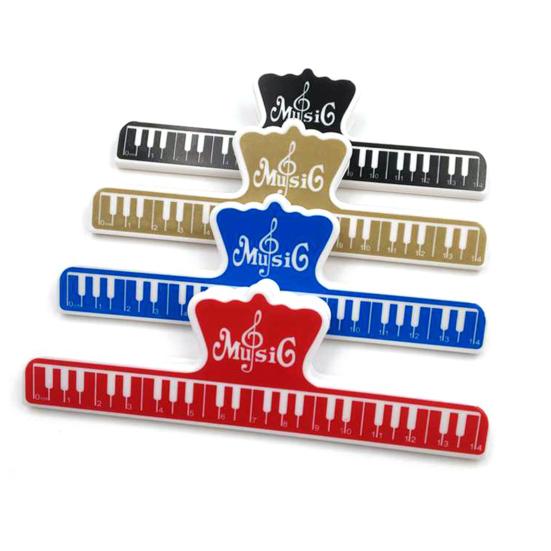 Federklemme Bunt Multifunktionale Plastik Noten Fixierklemmen für Gitarrenspieler