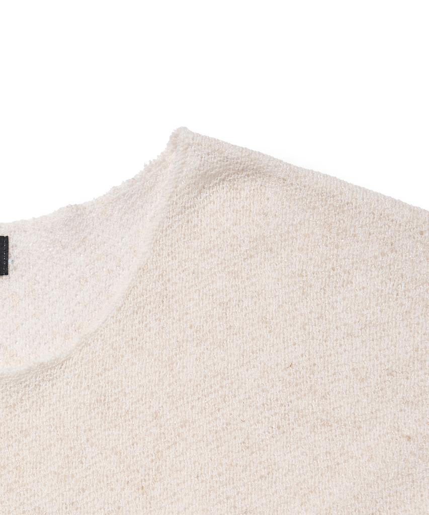 ANALOG MOOD First Linen Long Sleeve Knit (Ivory)