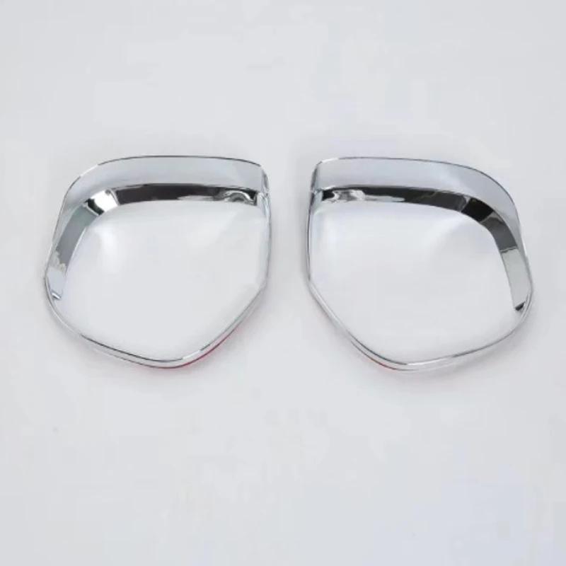 For Mitsubishi Outlander 3 2013- ABS Chrome Door Handle Door Bowl Rear View Rearview Side Mirror Taillight Eyebrow Cover