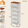 Multi-Tier Floor Storage Rack for Fruits, Vegetables & Snacks